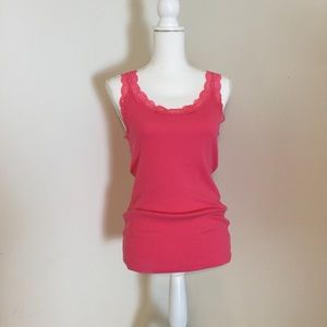 Women’s Faded Glory Rose Pink Sleeveless Top.